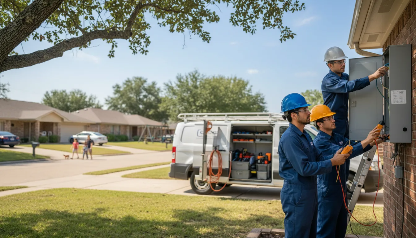 Certified electrician providing emergency electrical services in Farmersville, CA